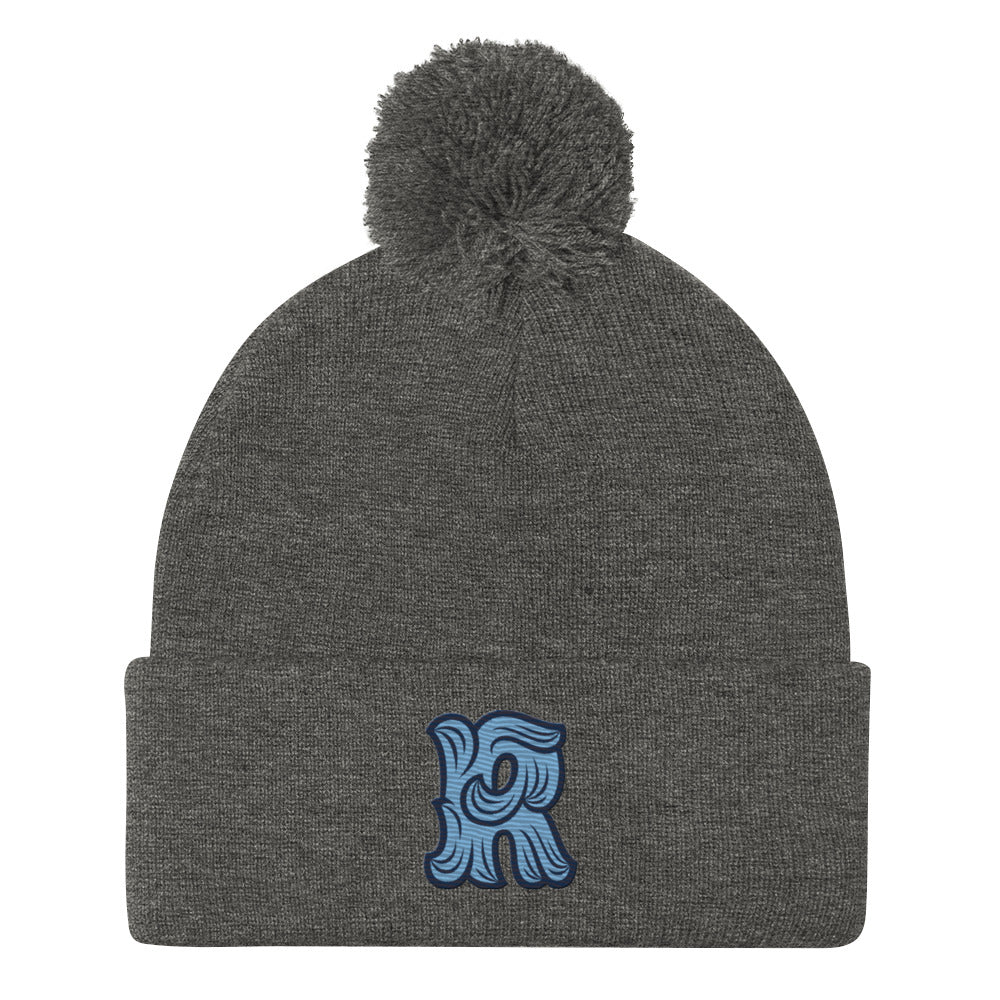 Miami Riptide Pom-Pom Beanie