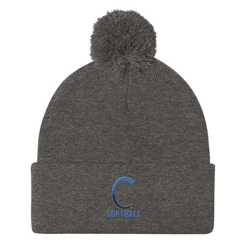 Pom-Pom Beanie - ACC Softball