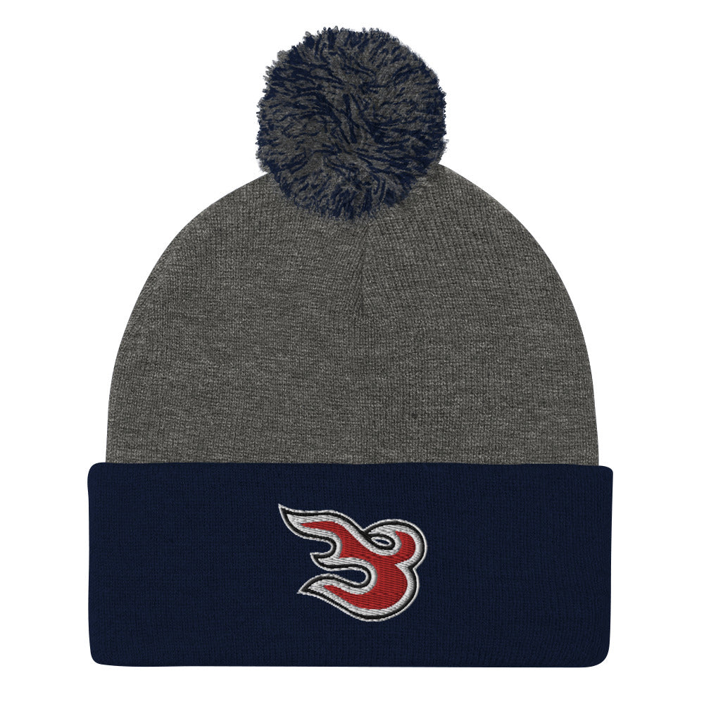 Middletown Blaze Pom-Pom Beanie