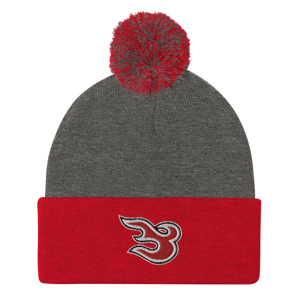 Middletown Blaze Pom-Pom Beanie