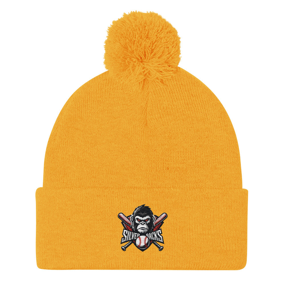 Silverbacks Baseball Pom-Pom Beanie