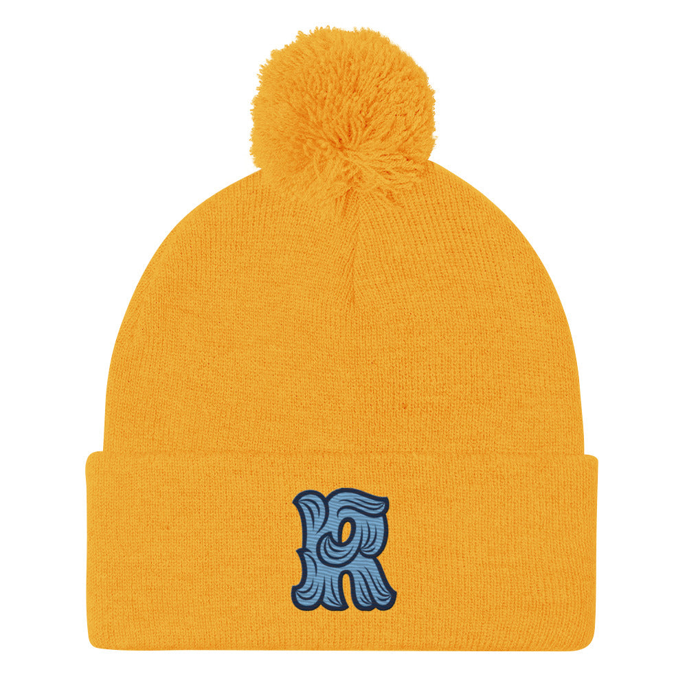 Miami Riptide Pom-Pom Beanie