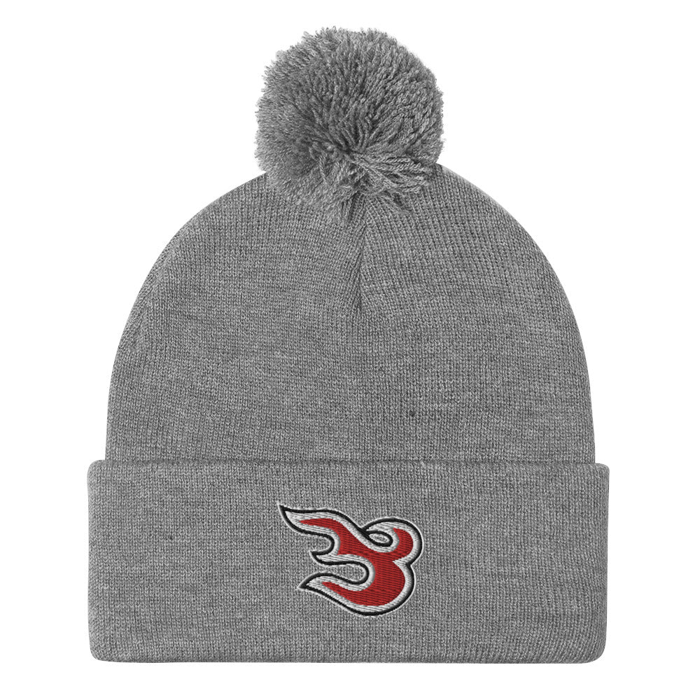 Middletown Blaze Pom-Pom Beanie