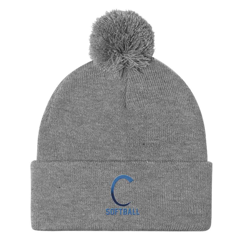 Pom-Pom Beanie - ACC Softball