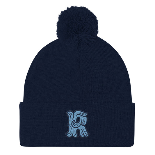 Miami Riptide Pom-Pom Beanie