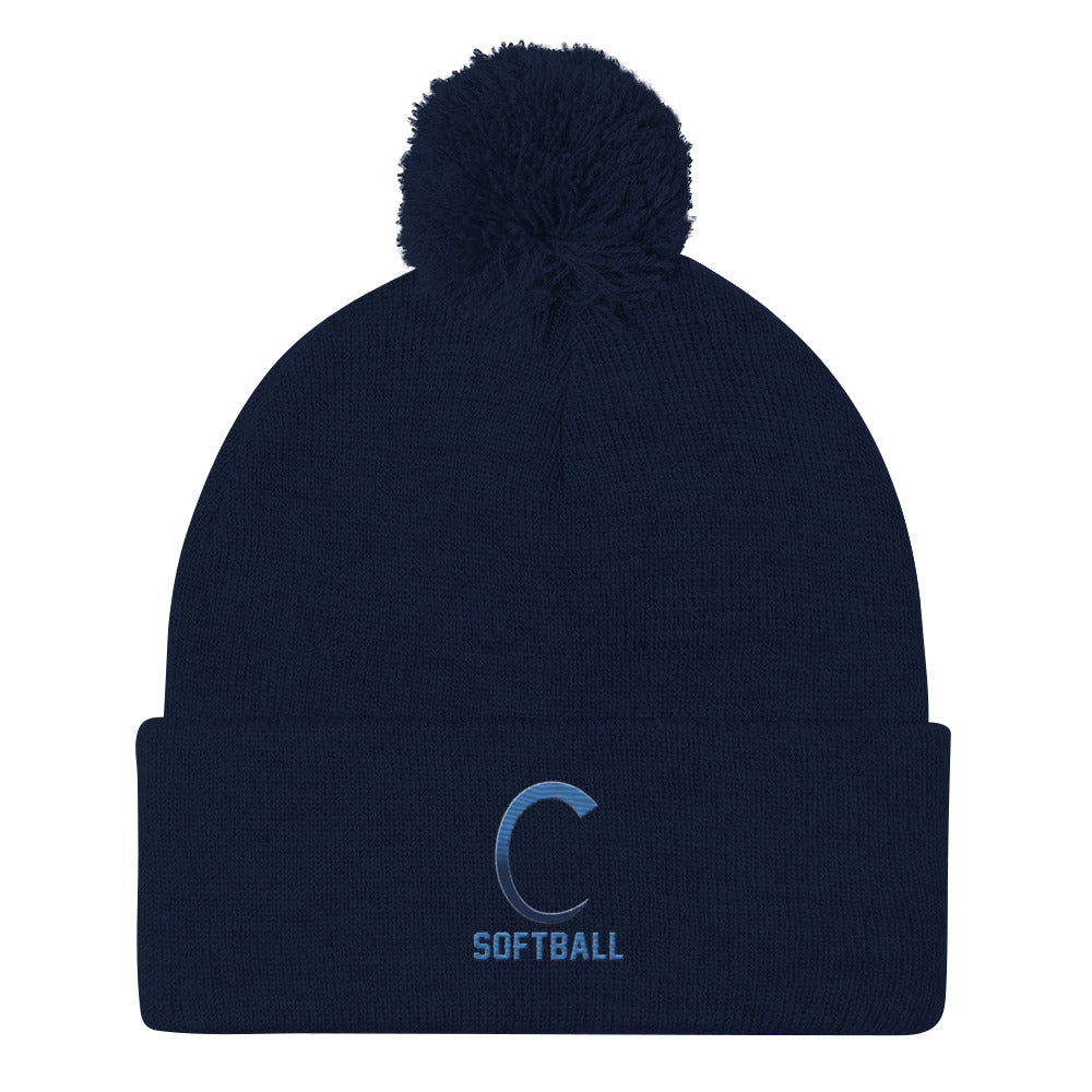 Pom-Pom Beanie - ACC Softball