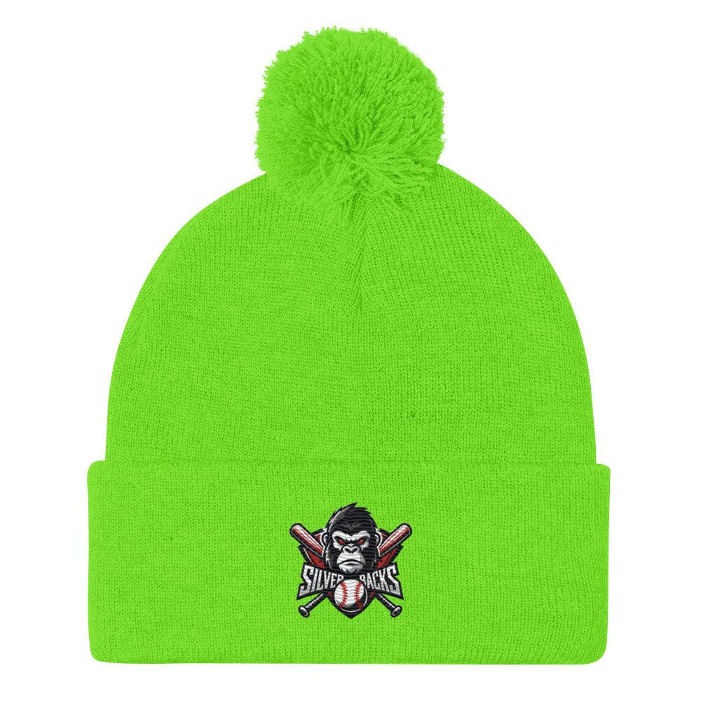 Silverbacks Baseball Pom-Pom Beanie