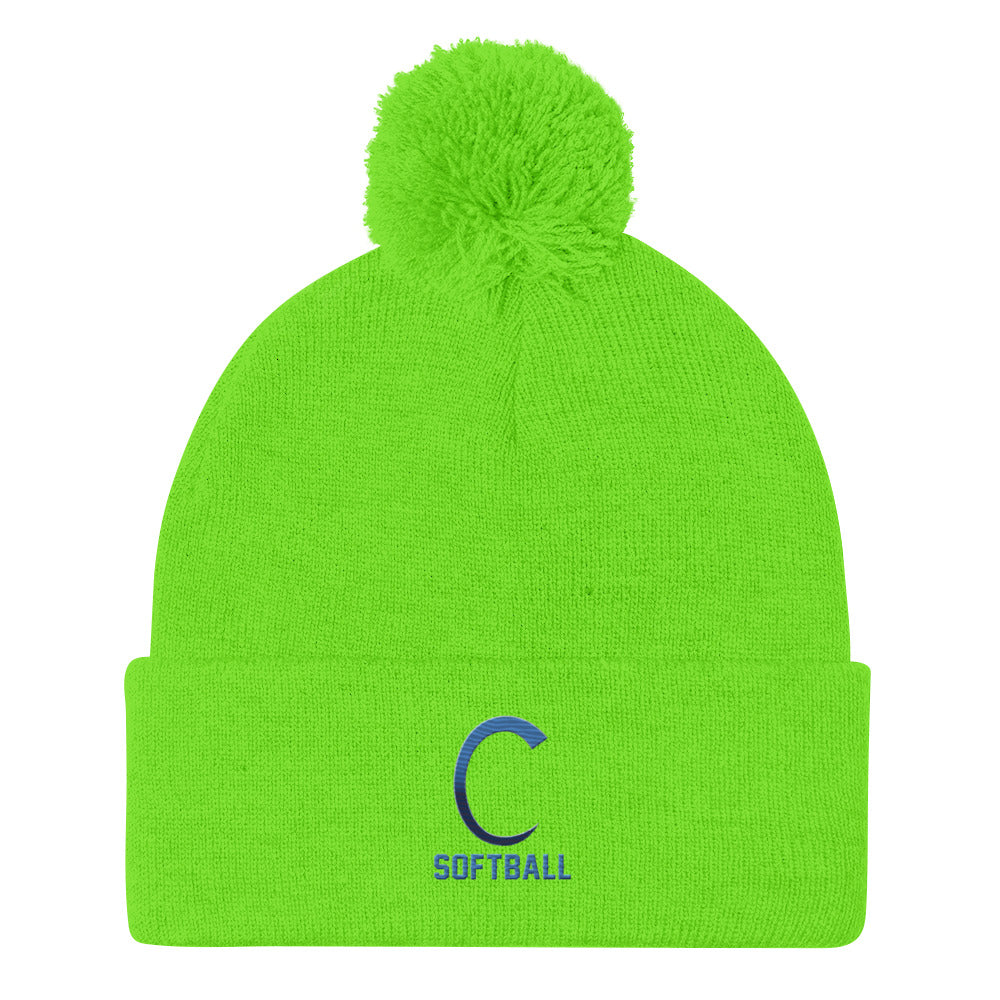 Pom-Pom Beanie - ACC Softball