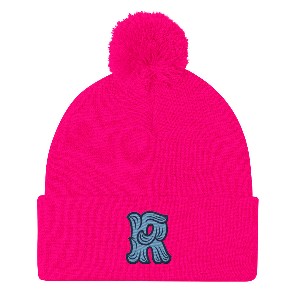 Miami Riptide Pom-Pom Beanie