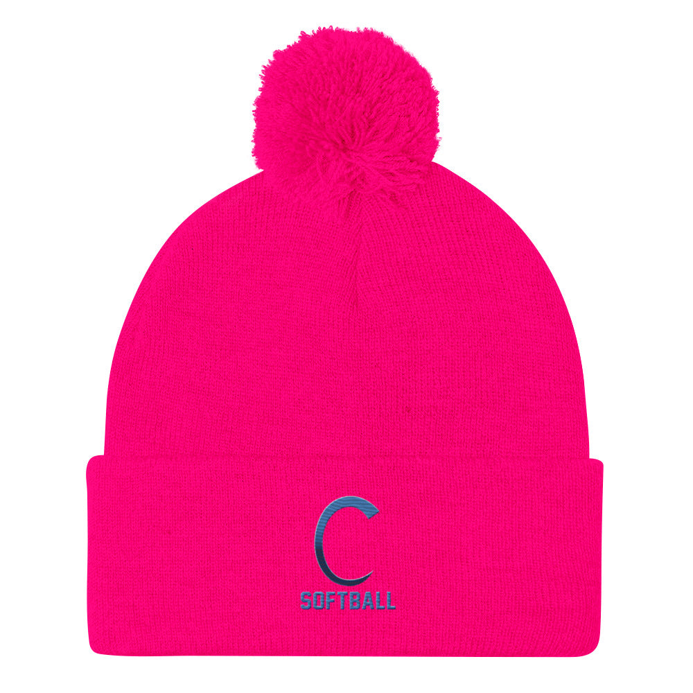 Pom-Pom Beanie - ACC Softball