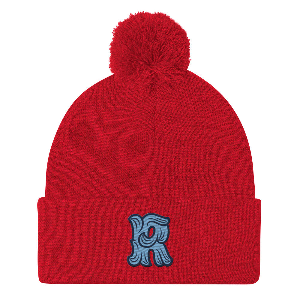 Miami Riptide Pom-Pom Beanie