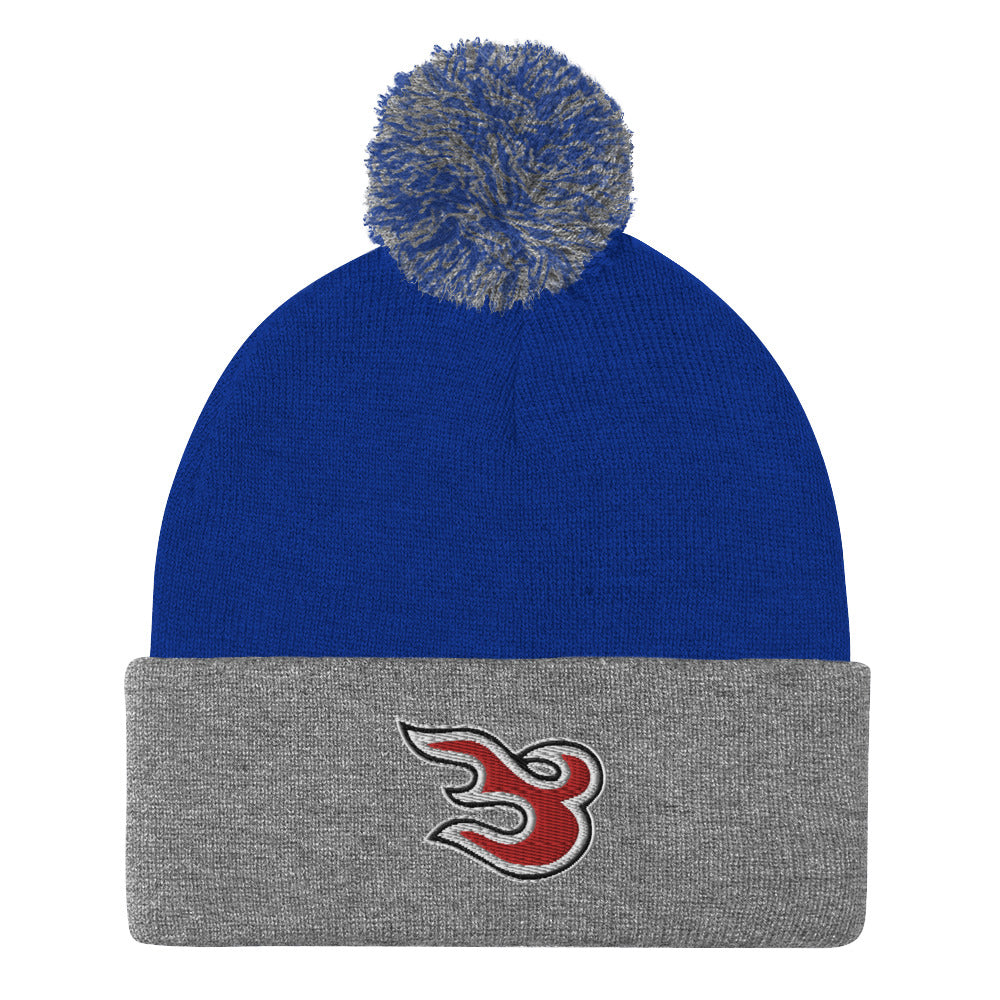 Middletown Blaze Pom-Pom Beanie