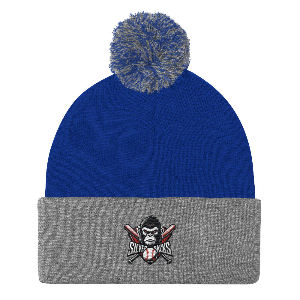 Silverbacks Baseball Pom-Pom Beanie