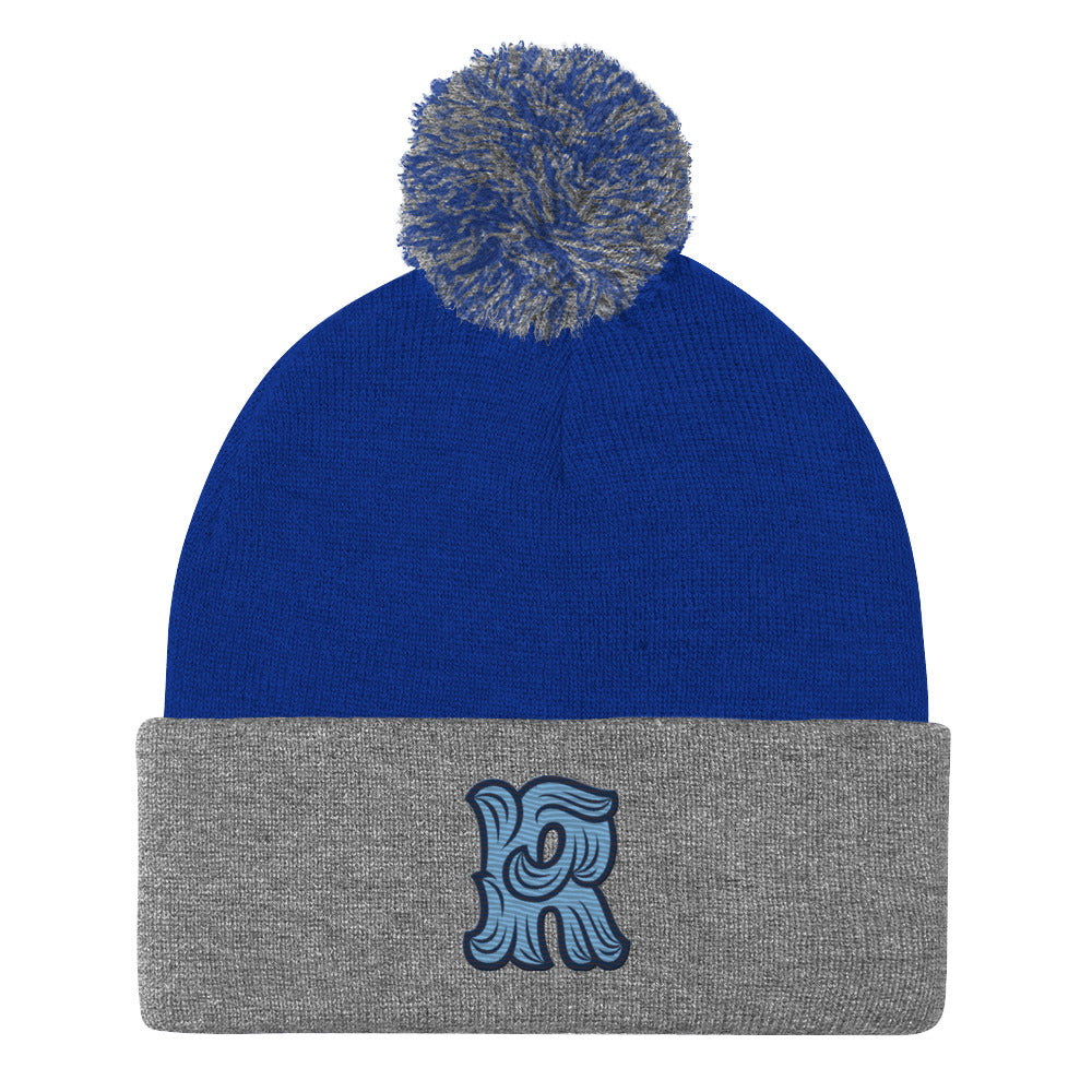 Miami Riptide Pom-Pom Beanie