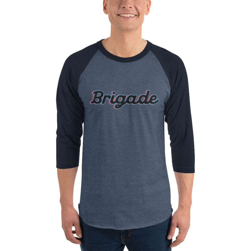 Bay Brigade 3/4 sleeve raglan shirt Bat Club USA