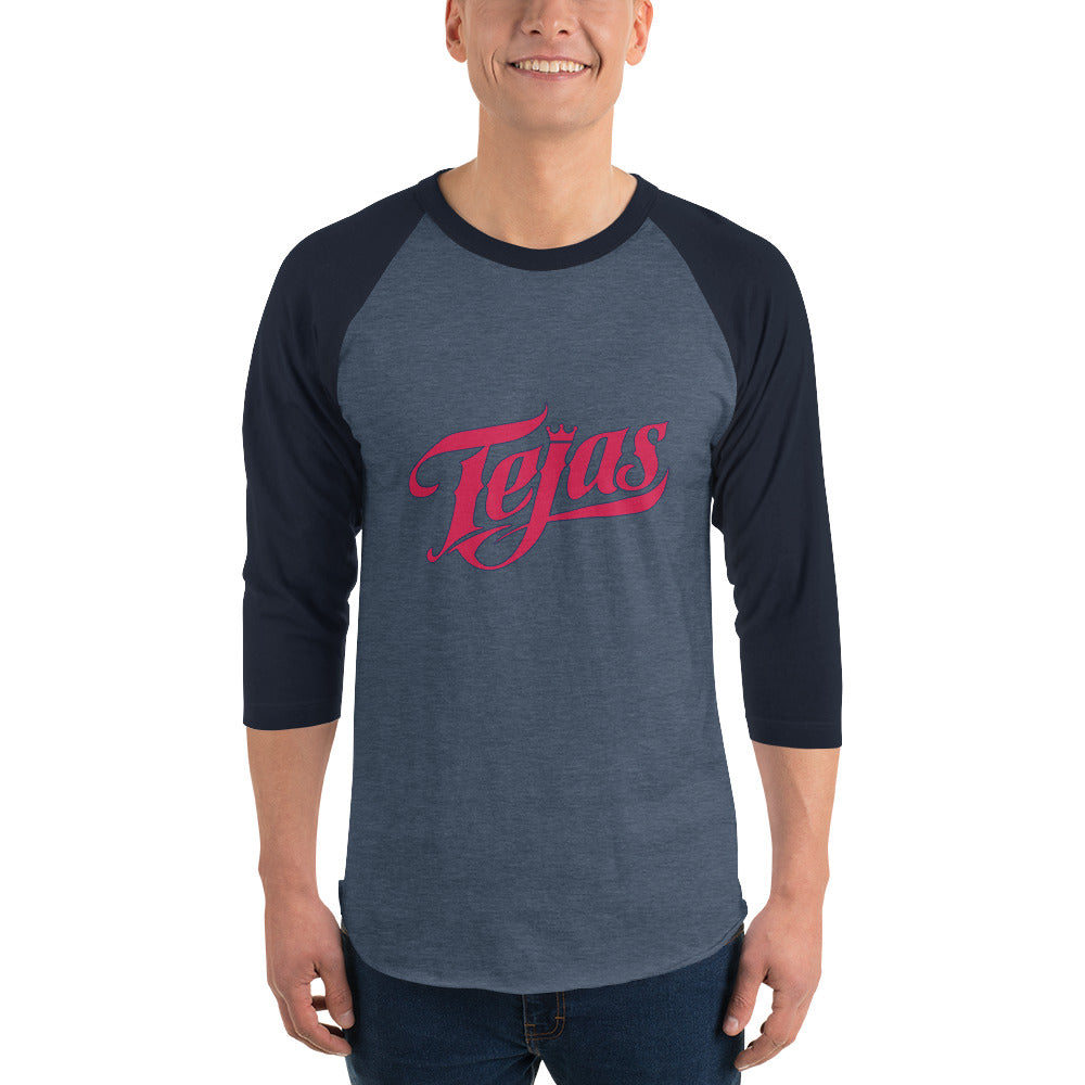 Tejas Baseball 3/4 sleeve raglan shirt Bat Club USA