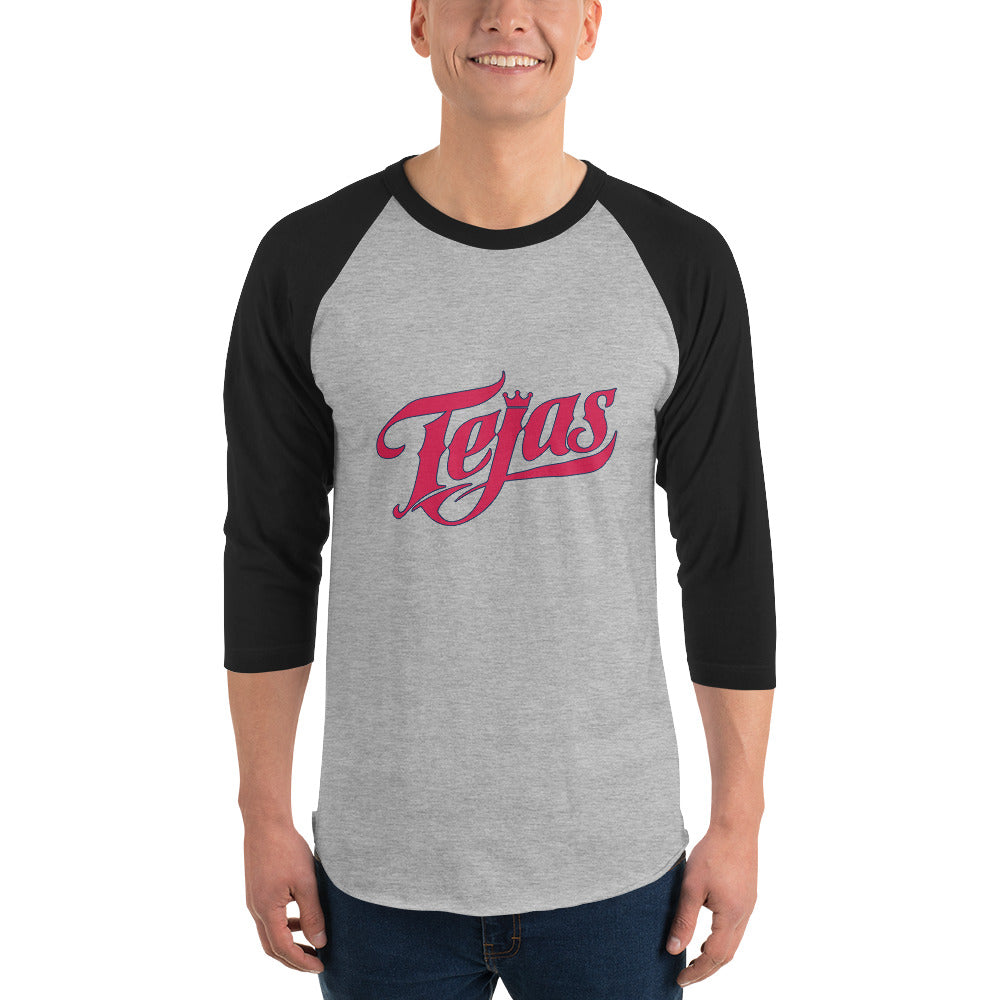 Tejas Baseball 3/4 sleeve raglan shirt Bat Club USA