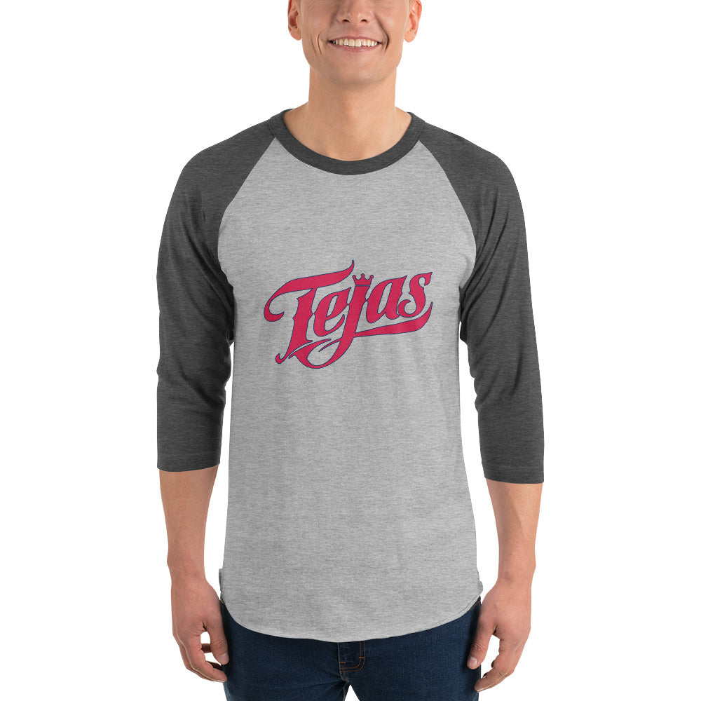 Tejas Baseball 3/4 sleeve raglan shirt Bat Club USA