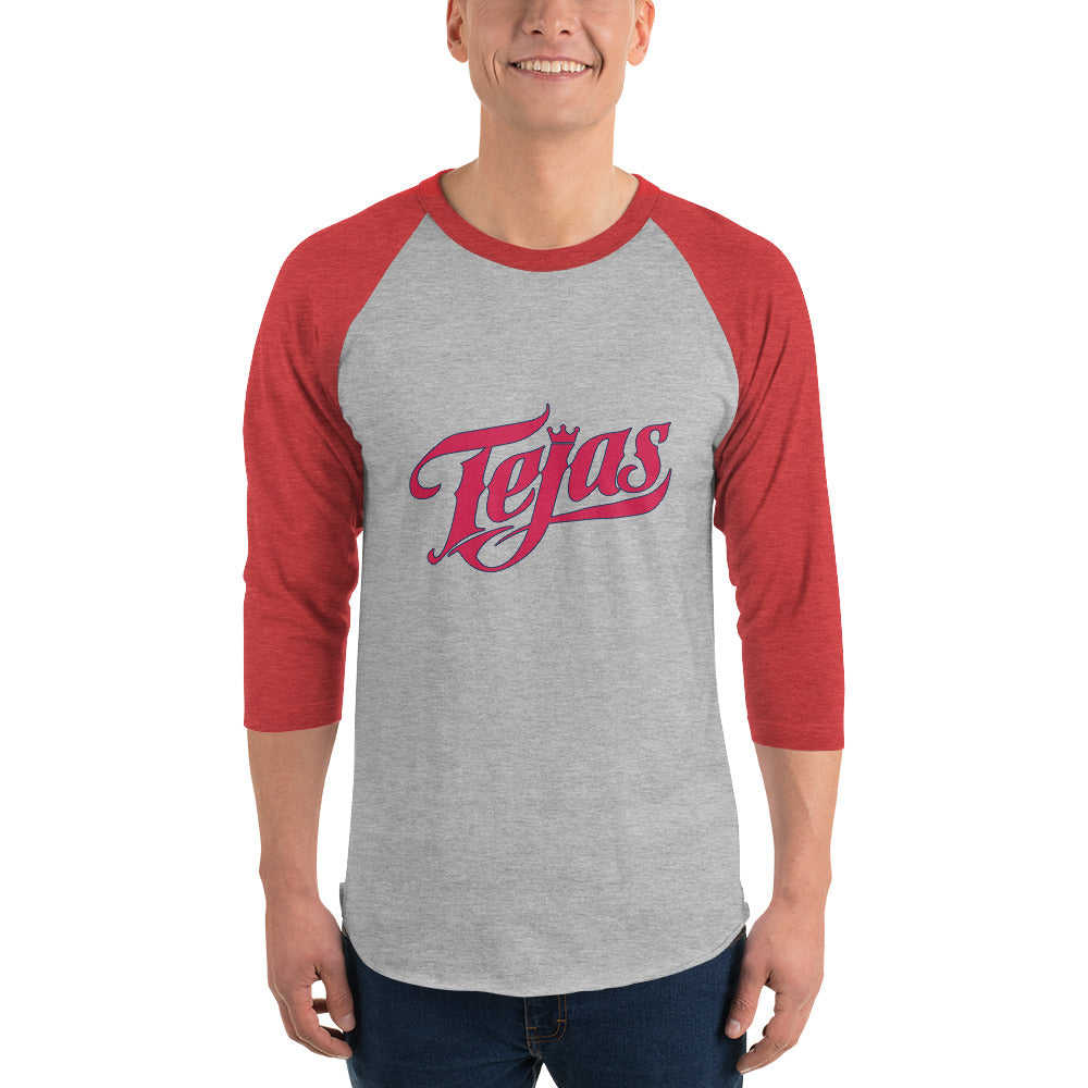 Tejas Baseball 3/4 sleeve raglan shirt Bat Club USA