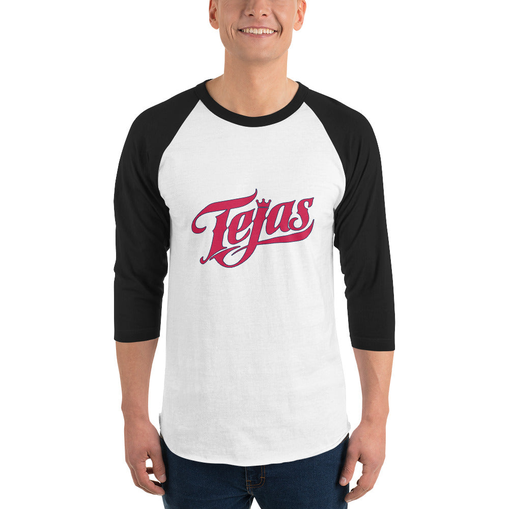 Tejas Baseball 3/4 sleeve raglan shirt Bat Club USA