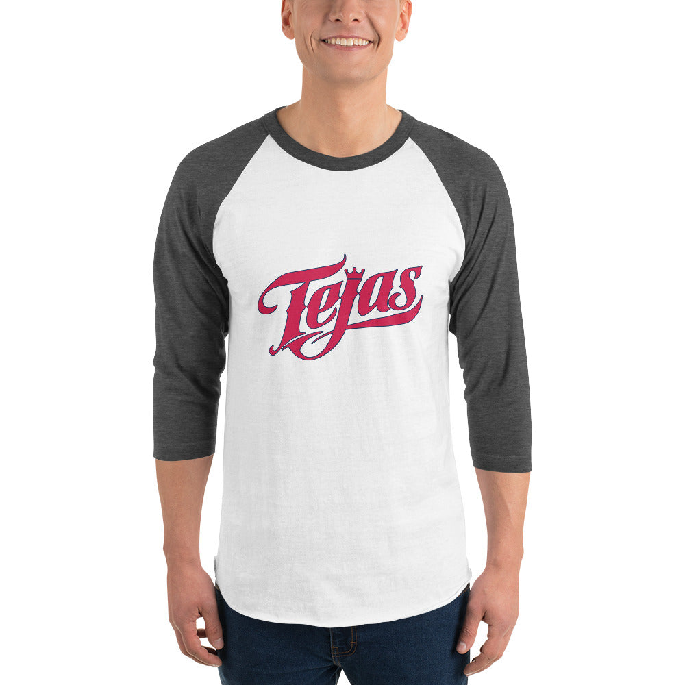 Tejas Baseball 3/4 sleeve raglan shirt Bat Club USA