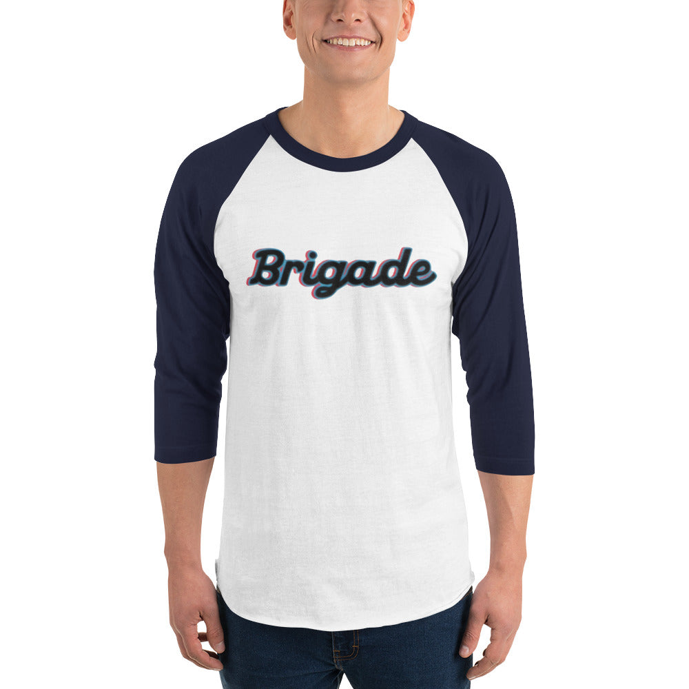 Bay Brigade 3/4 sleeve raglan shirt Bat Club USA