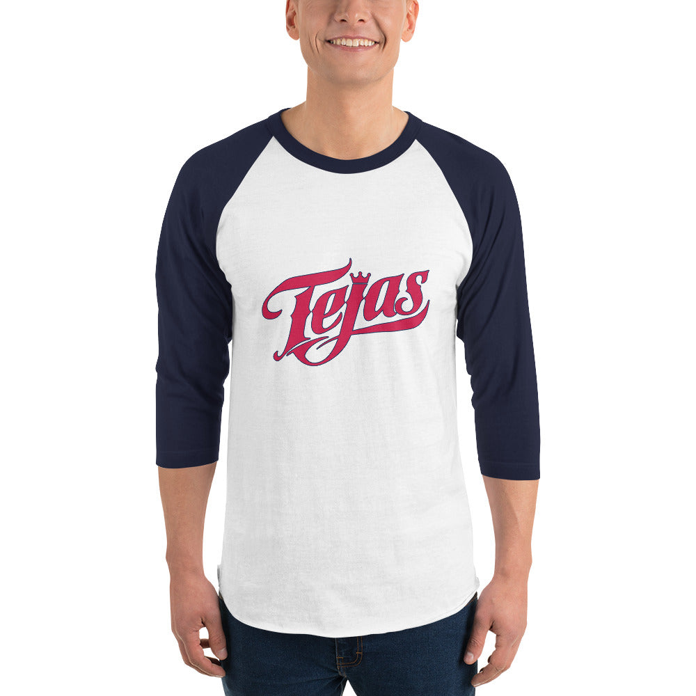 Tejas Baseball 3/4 sleeve raglan shirt Bat Club USA