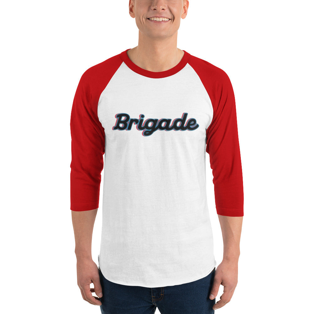 Bay Brigade 3/4 sleeve raglan shirt Bat Club USA