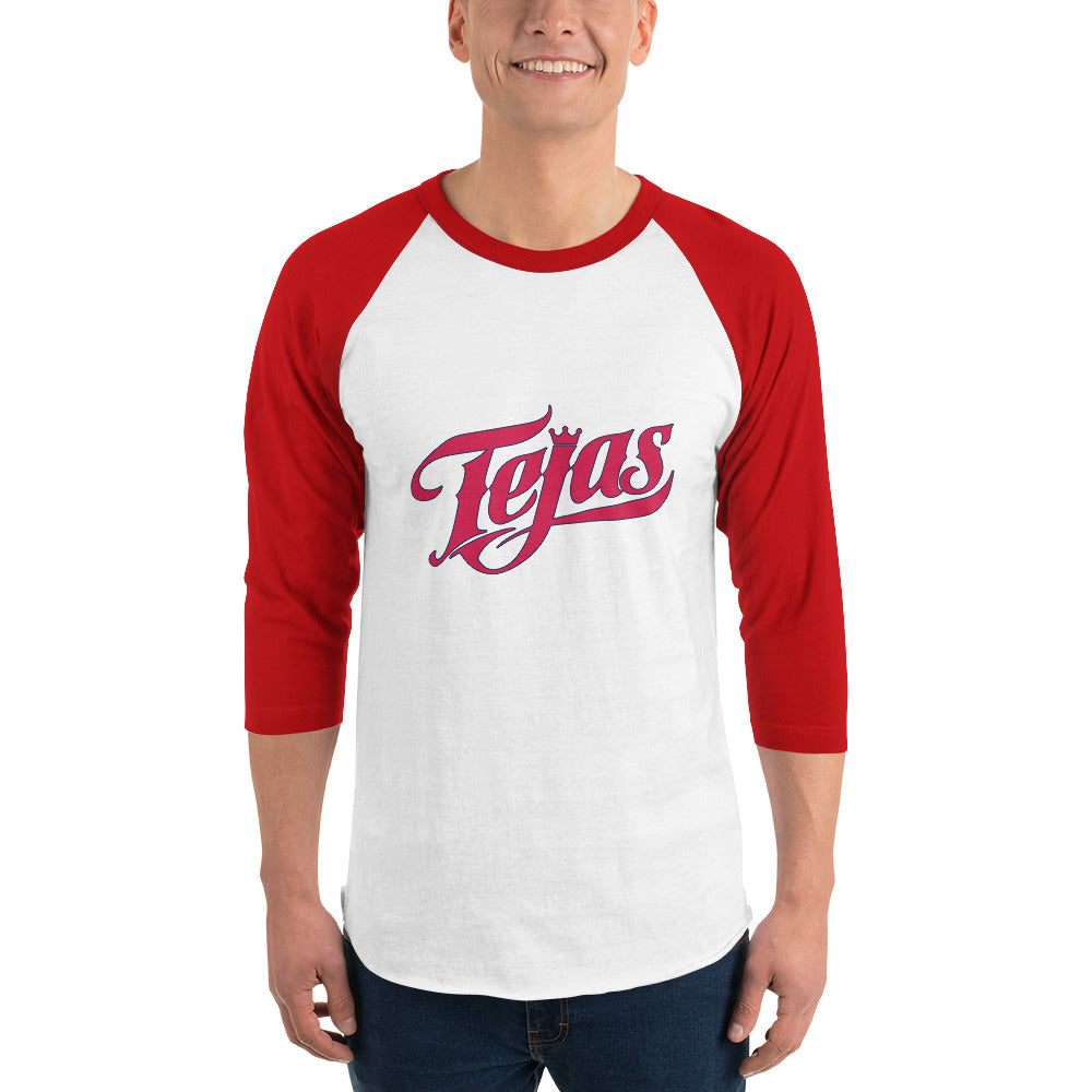 Tejas Baseball 3/4 sleeve raglan shirt Bat Club USA