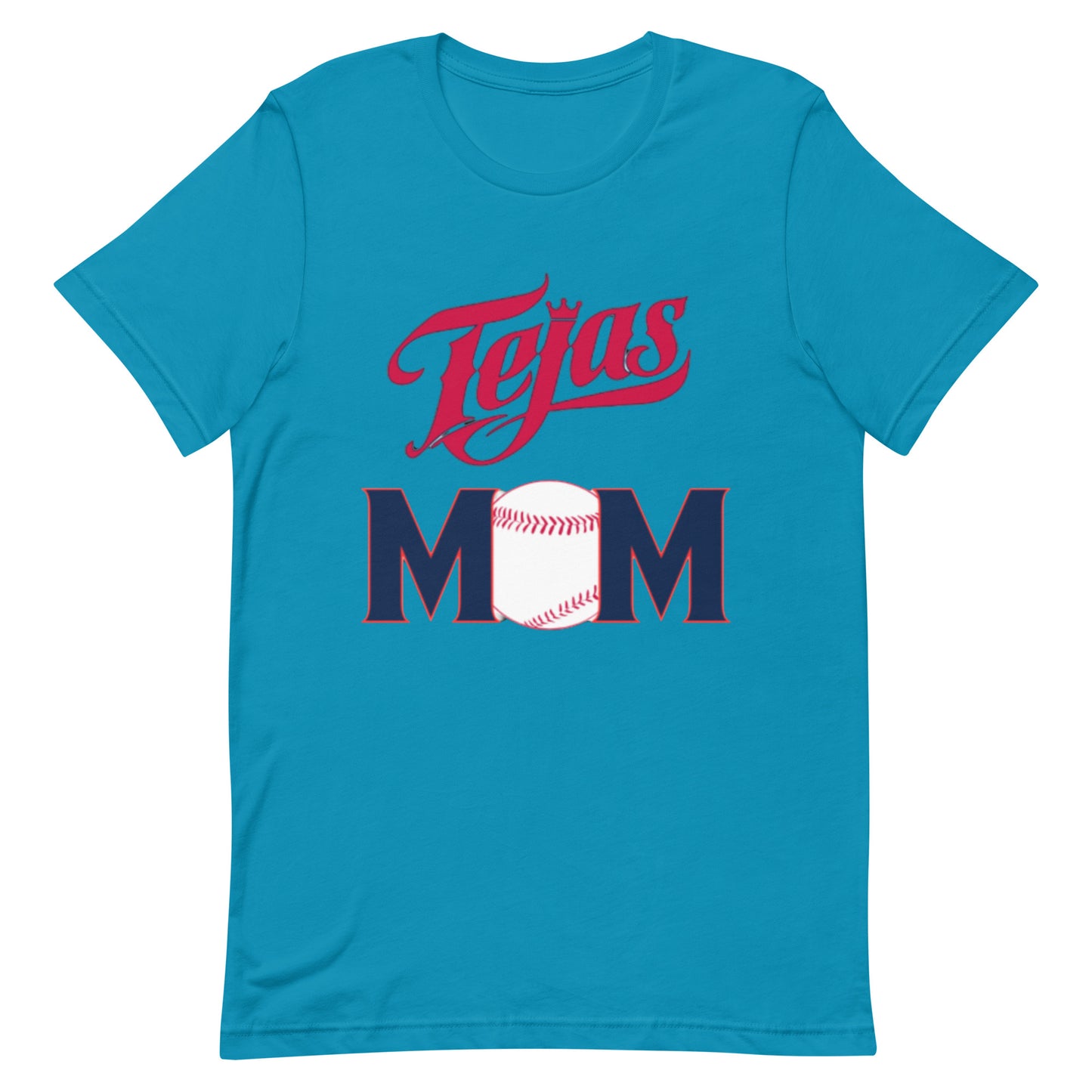 Tejas Baseball Mom Unisex t-shirt