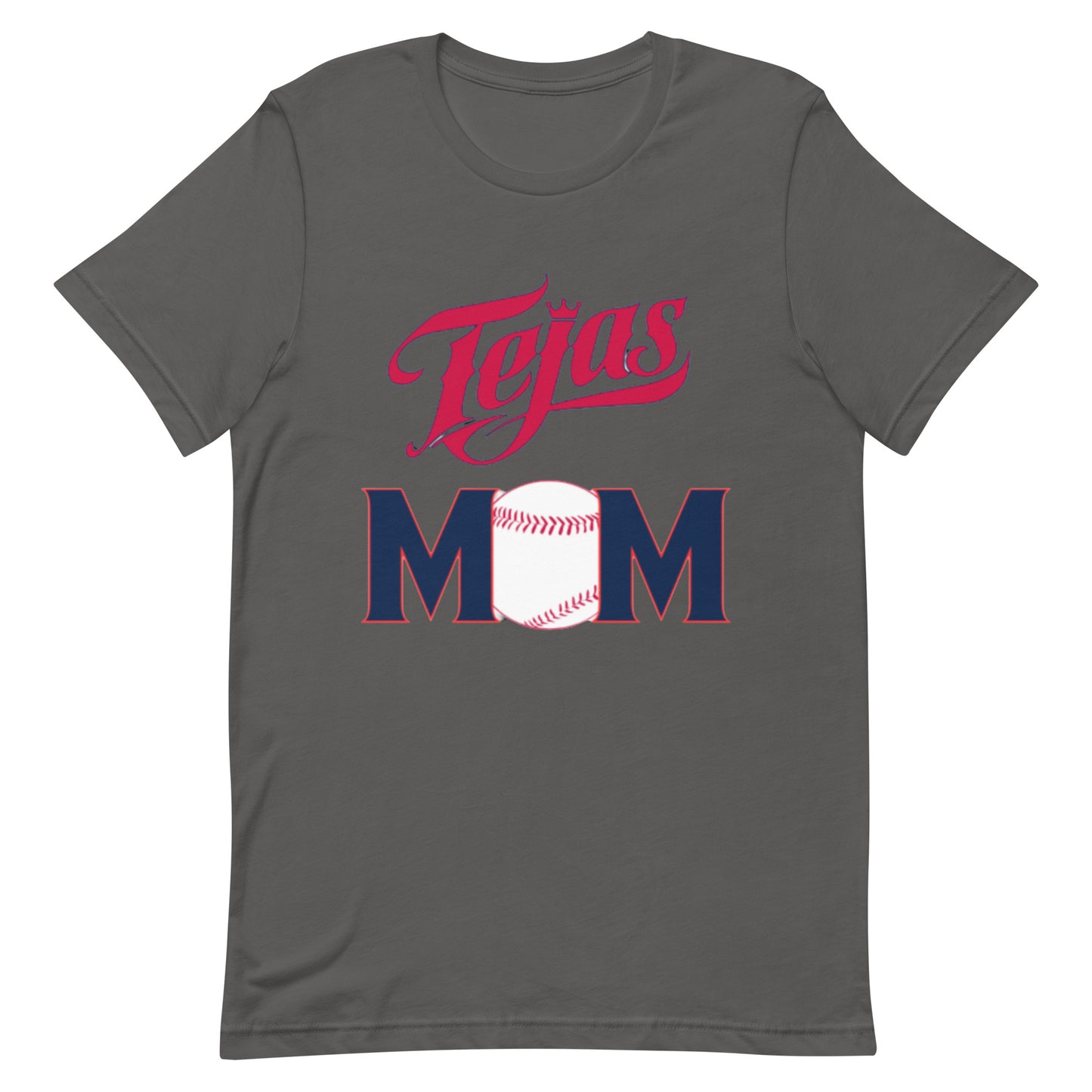 Tejas Baseball Mom Unisex t-shirt