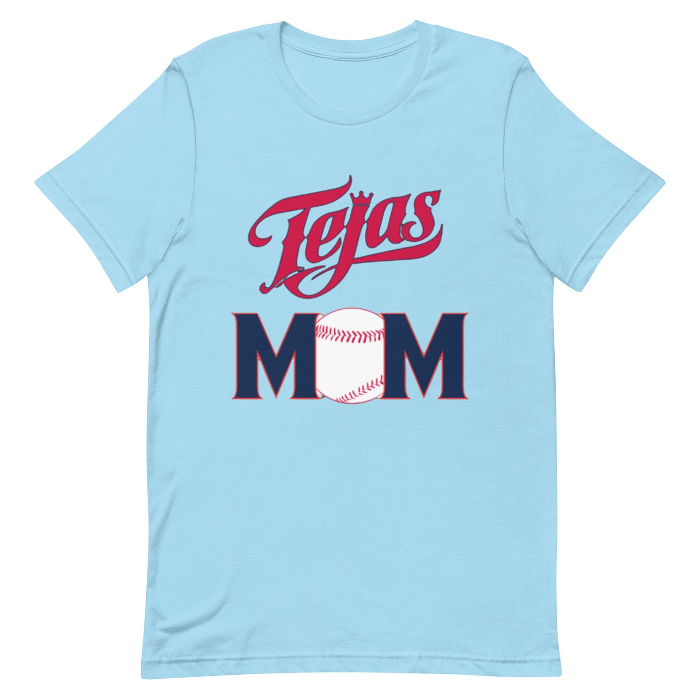 Tejas Baseball Mom Unisex t-shirt