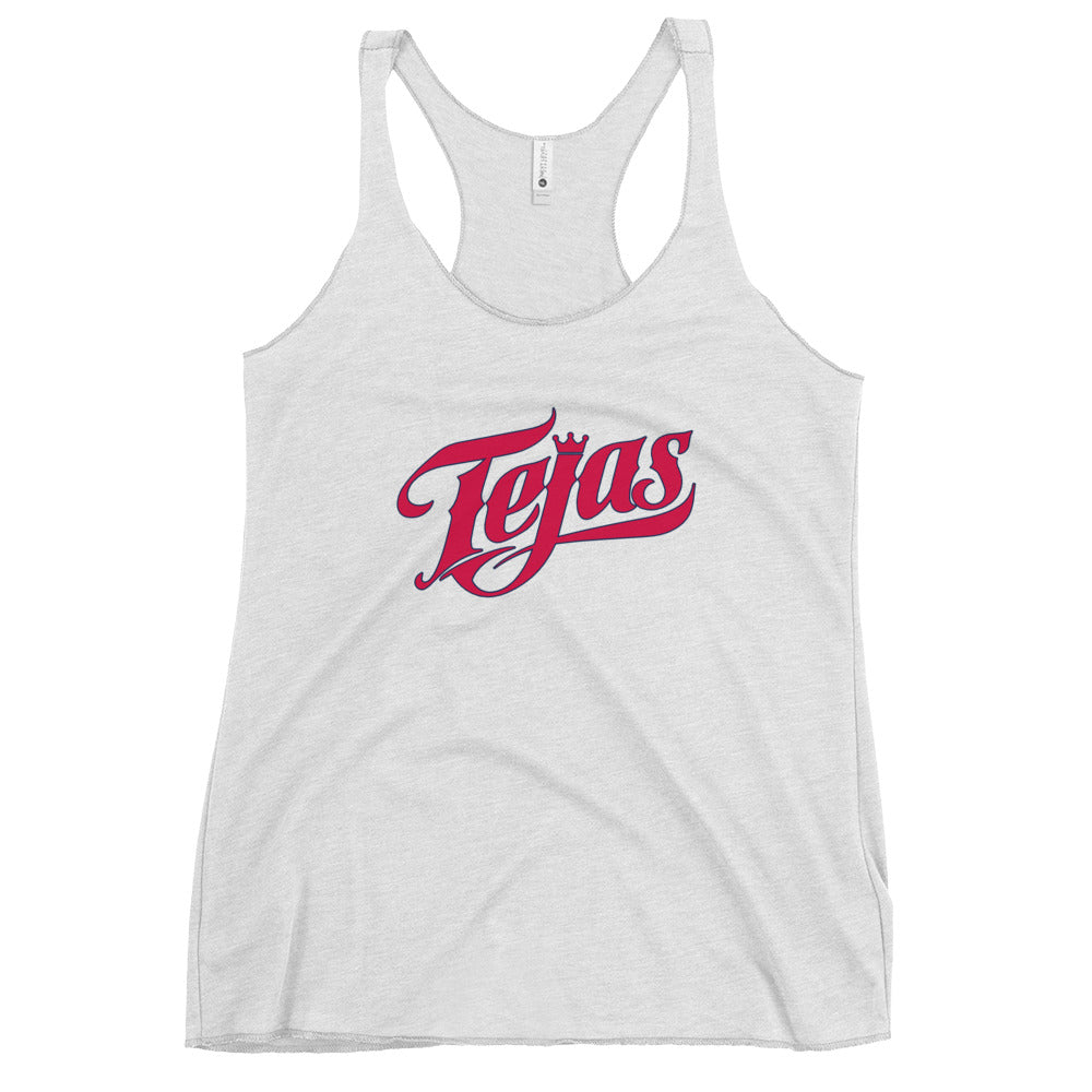 Tejas Baseball Women's Racerback Tank Bat Club USA