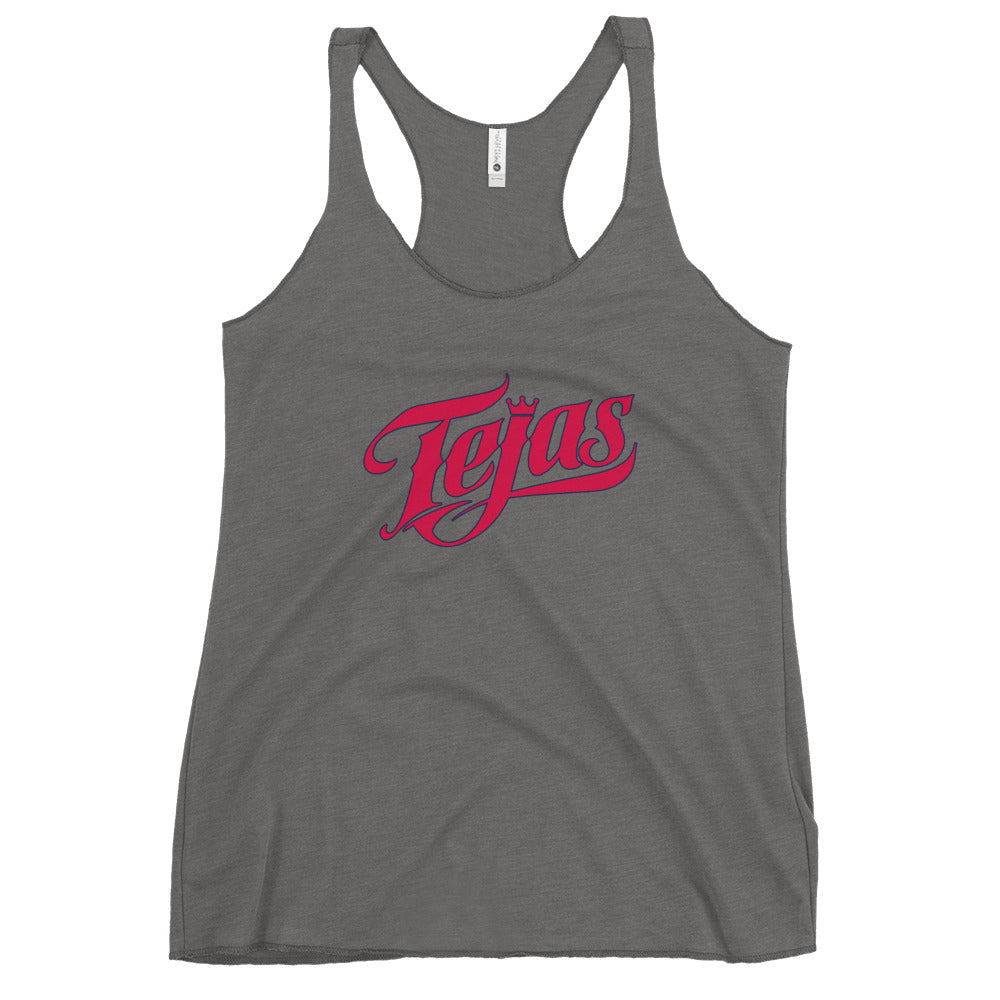 Tejas Baseball Women's Racerback Tank Bat Club USA