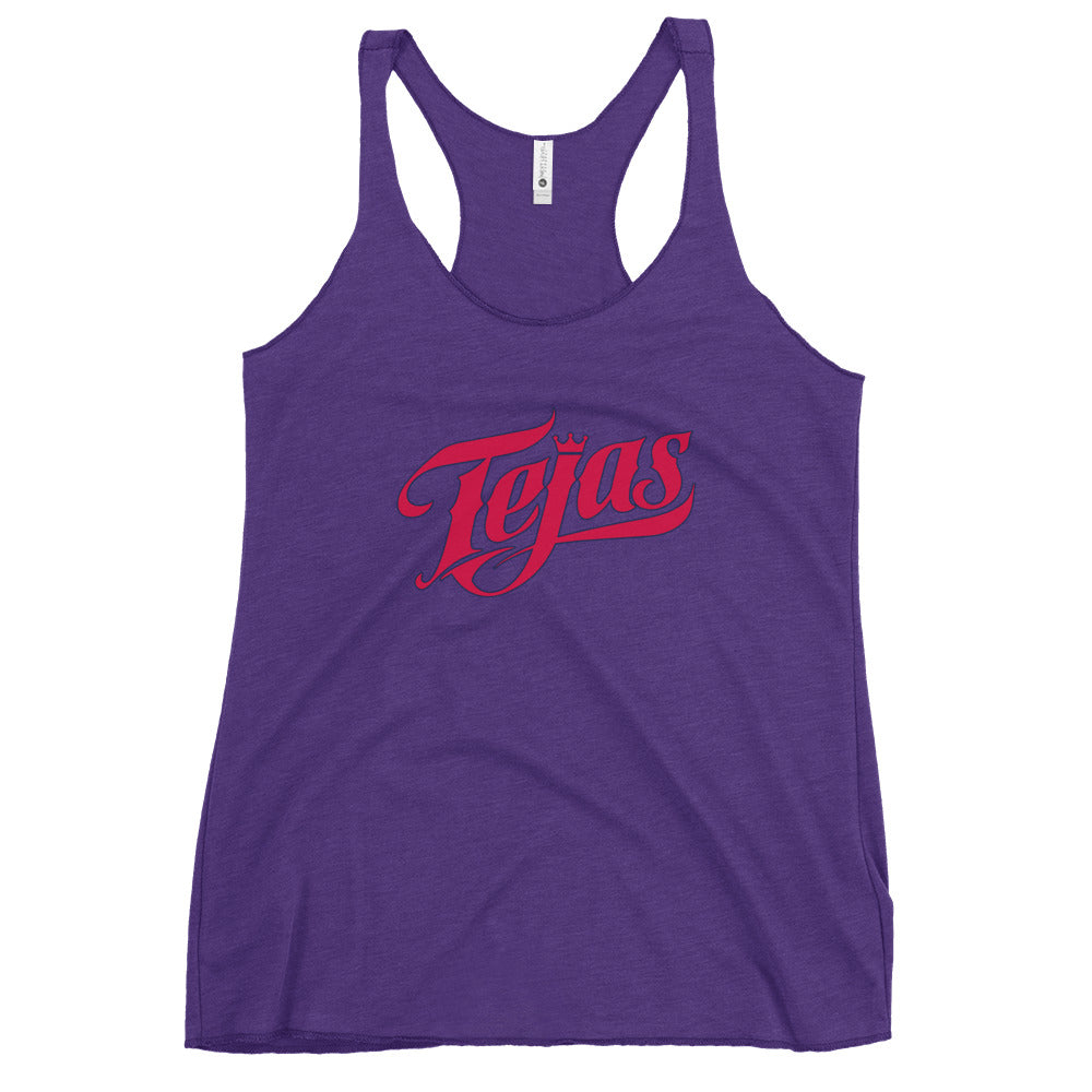 Tejas Baseball Women's Racerback Tank Bat Club USA