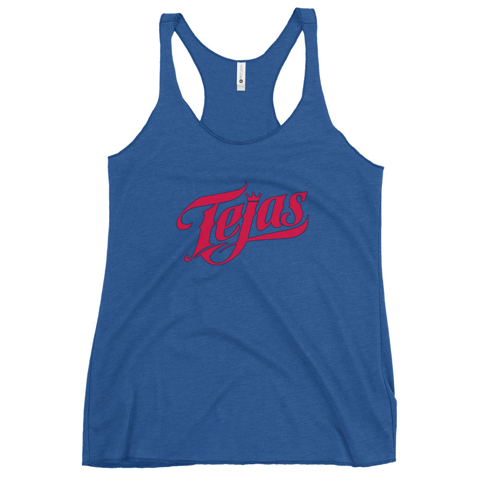 Tejas Baseball Women's Racerback Tank Bat Club USA