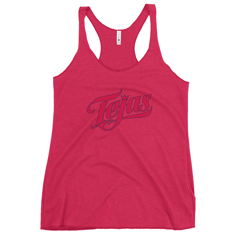 Tejas Baseball Women's Racerback Tank Bat Club USA