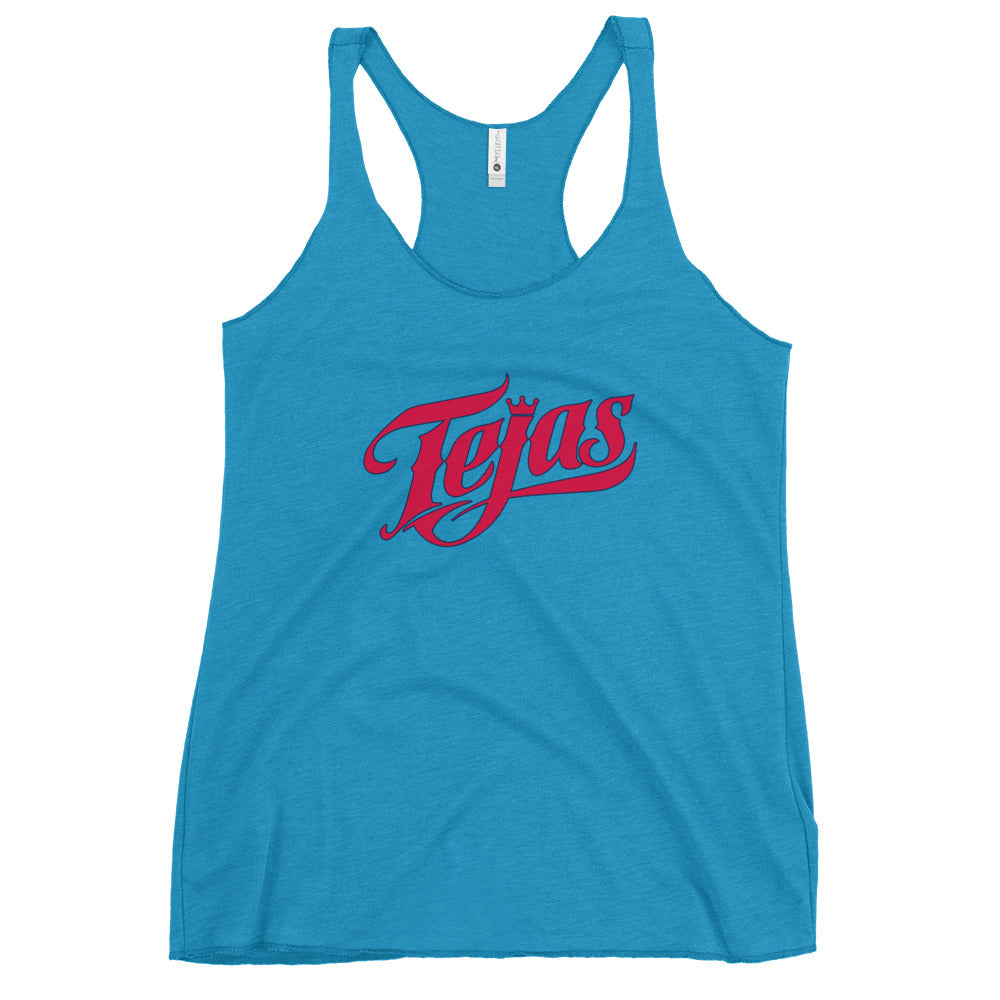 Tejas Baseball Women's Racerback Tank Bat Club USA