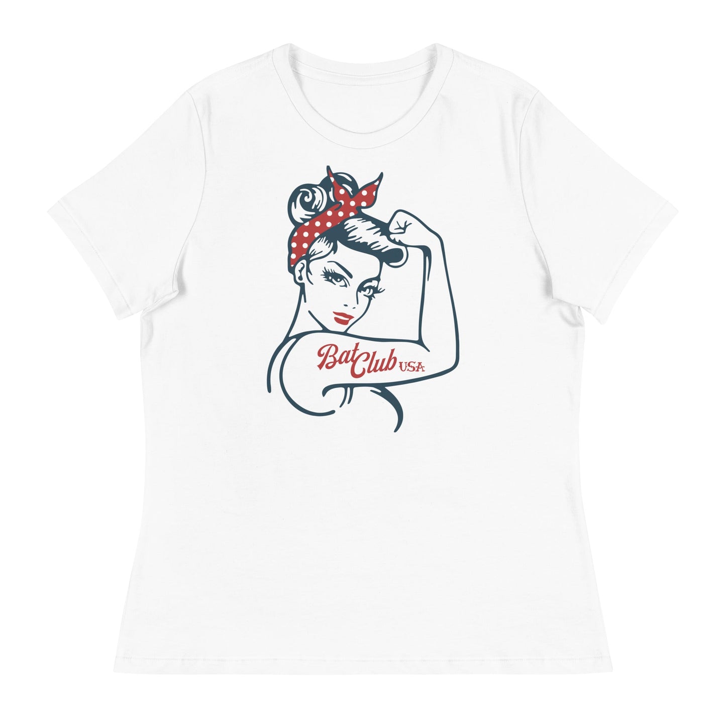 Women's Relaxed T-Shirt Bat Club USA