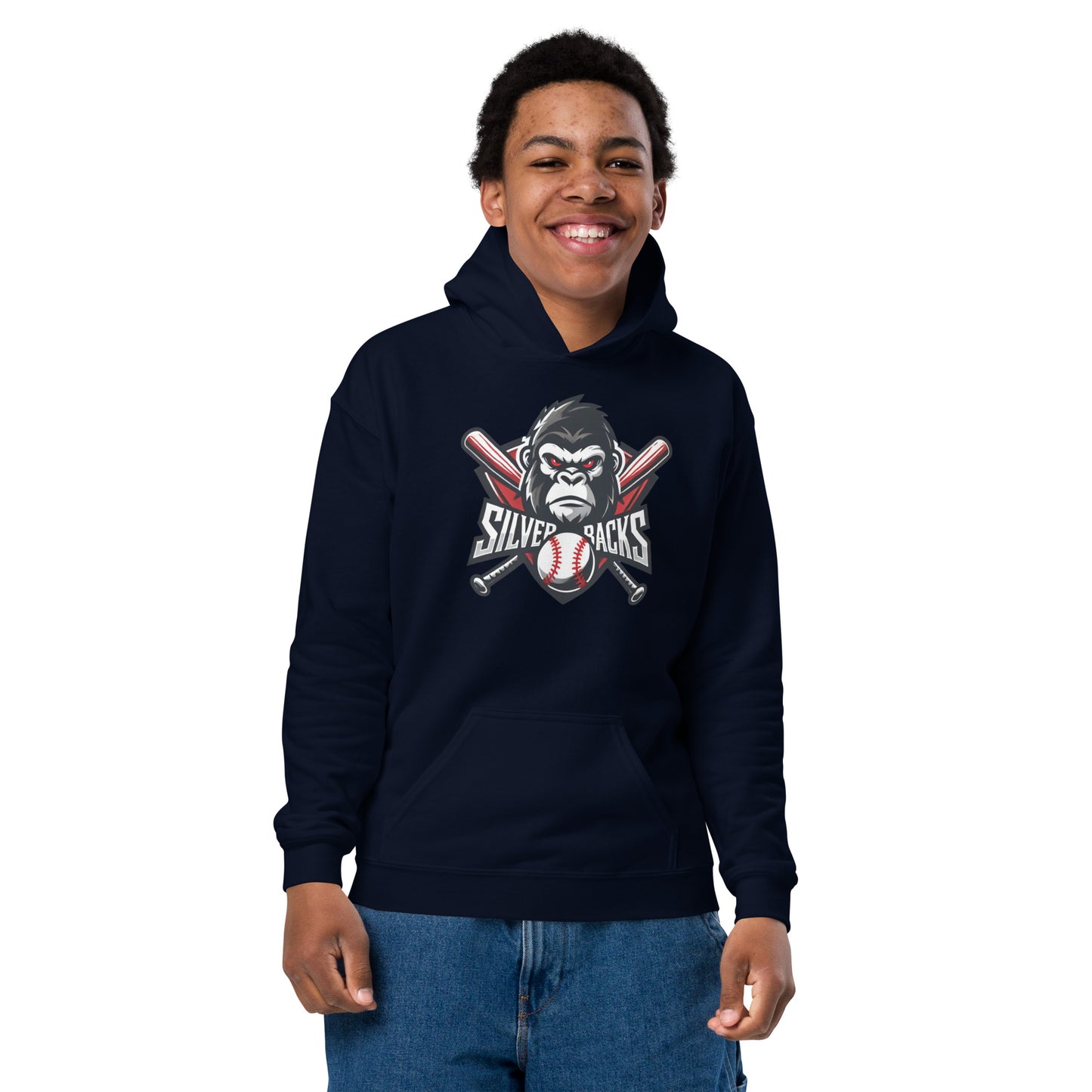 Silverbacks Baseball Youth heavy blend hoodie