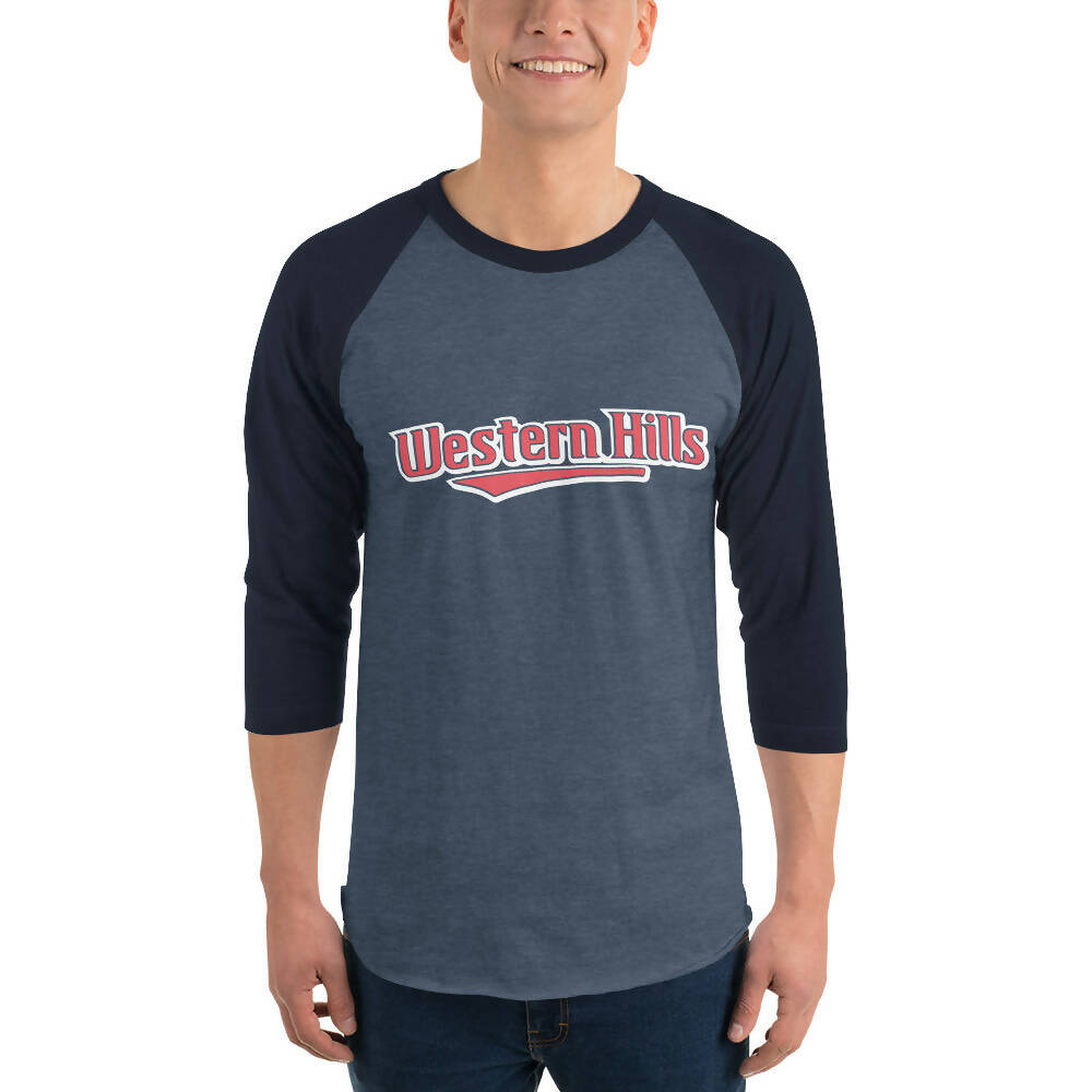 WHLL 3/4 sleeve raglan shirt Bat Club USA