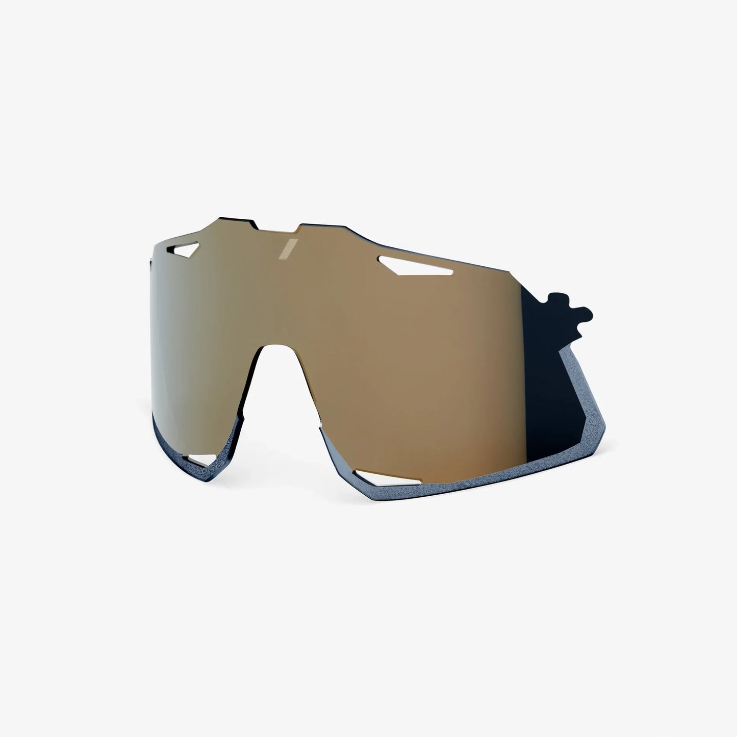 100% - HYPERCRAFT Matte Black - Soft Gold Mirror Lens - Team Store