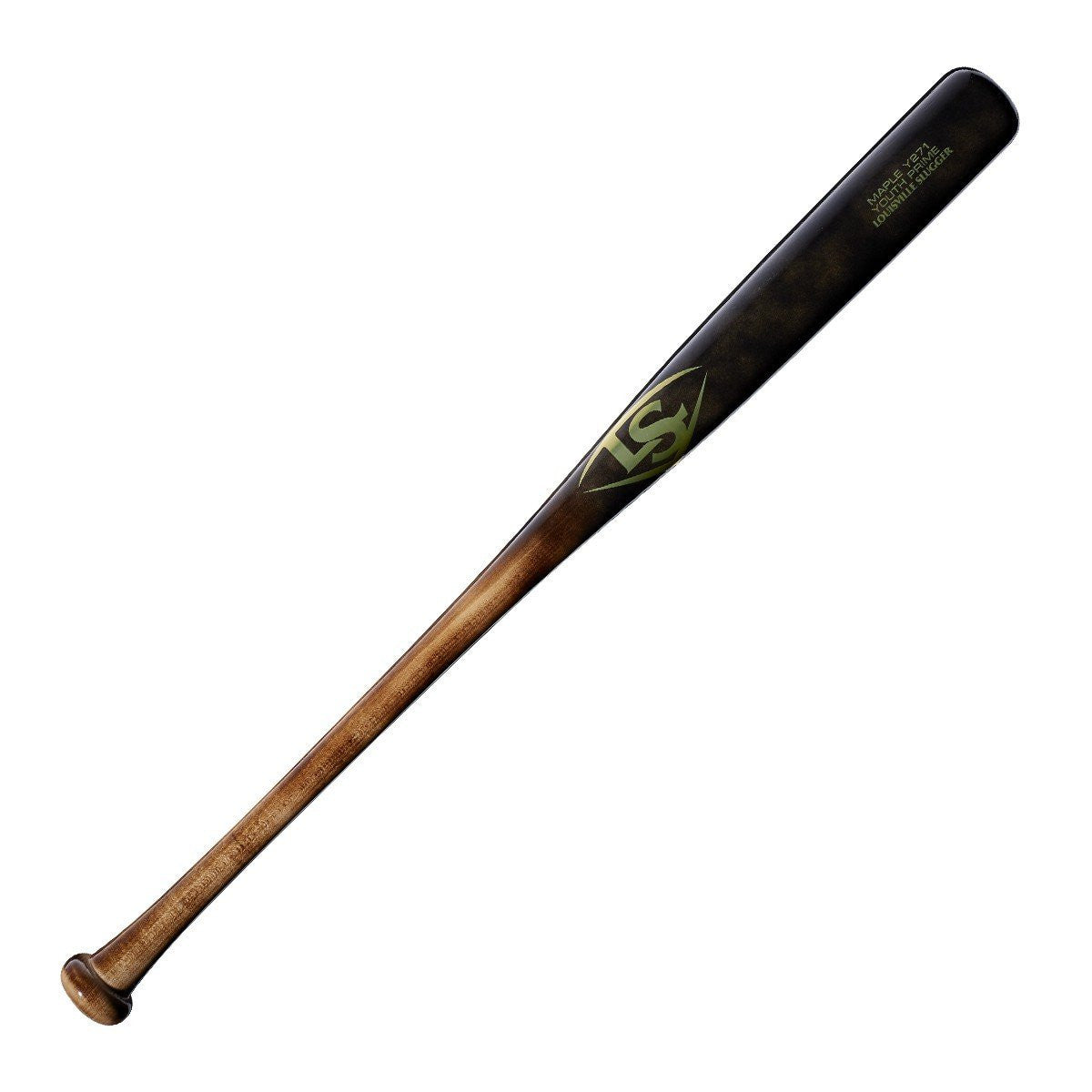 Louisville Slugger Youth Prime Maple Y271 Deep Flame/Distressed Black Baseball Bat Bat Club USA