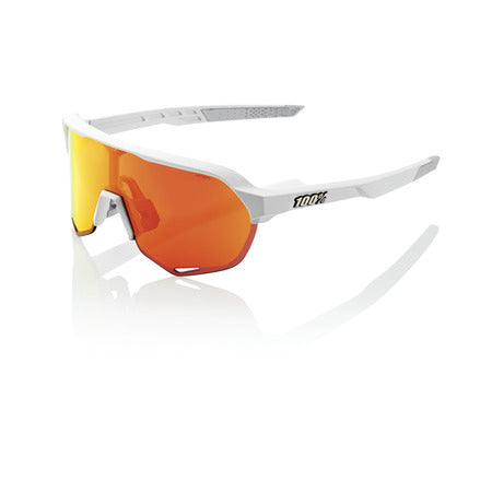 100% -S2 Soft Tact Off White - HiPER Red Multilayer Mirror Lens - Team Store